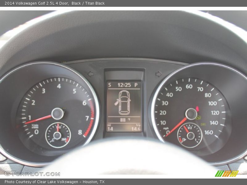 Black / Titan Black 2014 Volkswagen Golf 2.5L 4 Door