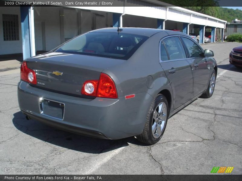 Dark Gray Metallic / Ebony 2009 Chevrolet Malibu LT Sedan