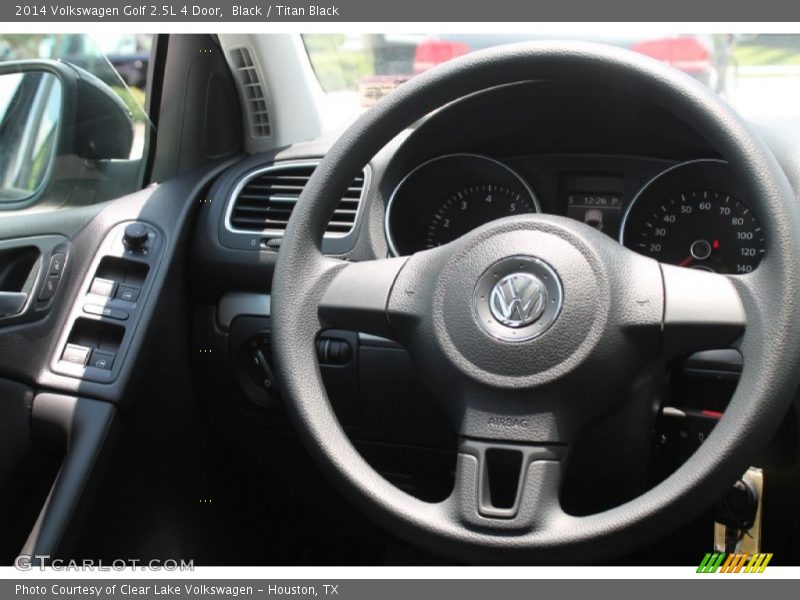 Black / Titan Black 2014 Volkswagen Golf 2.5L 4 Door
