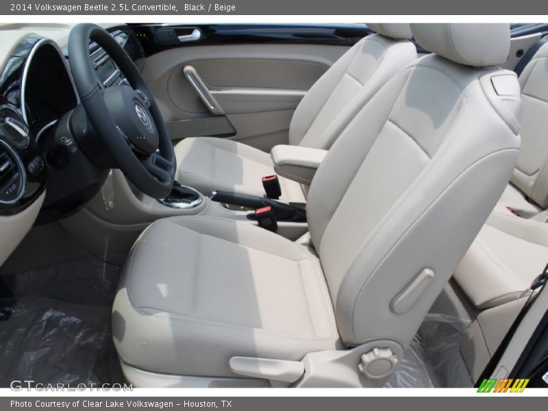 Black / Beige 2014 Volkswagen Beetle 2.5L Convertible