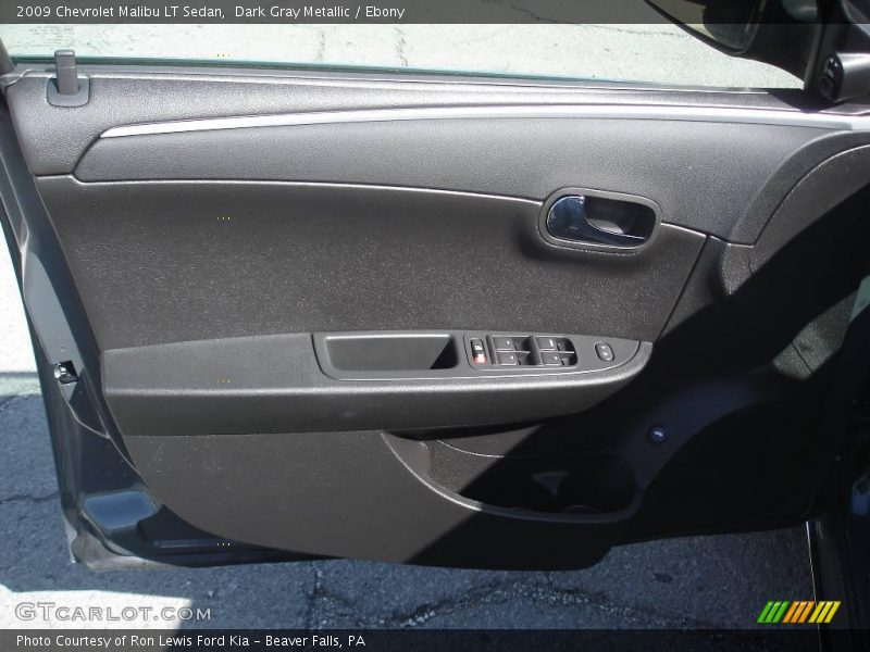 Dark Gray Metallic / Ebony 2009 Chevrolet Malibu LT Sedan