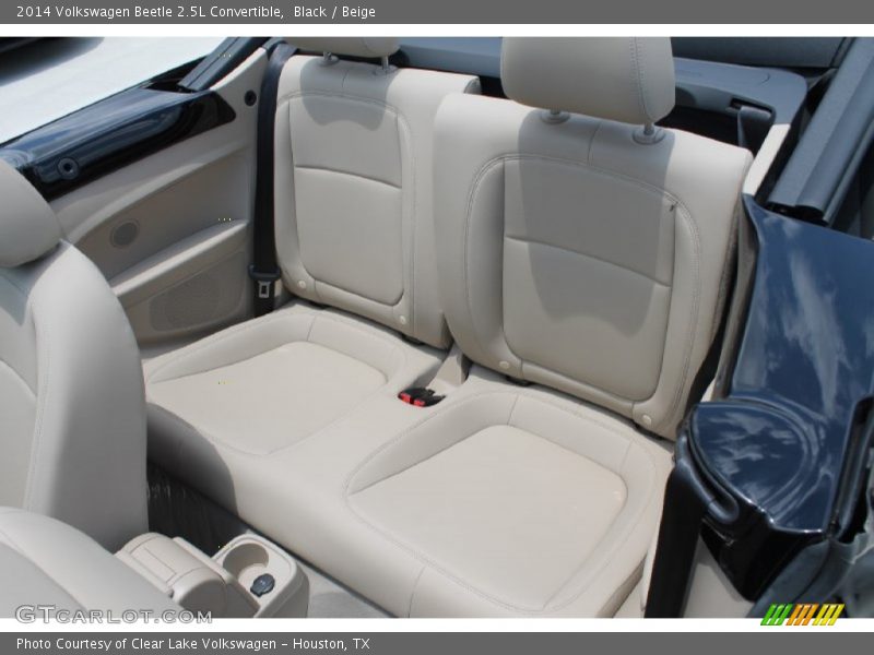 Black / Beige 2014 Volkswagen Beetle 2.5L Convertible