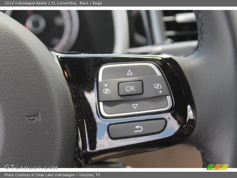 Black / Beige 2014 Volkswagen Beetle 2.5L Convertible