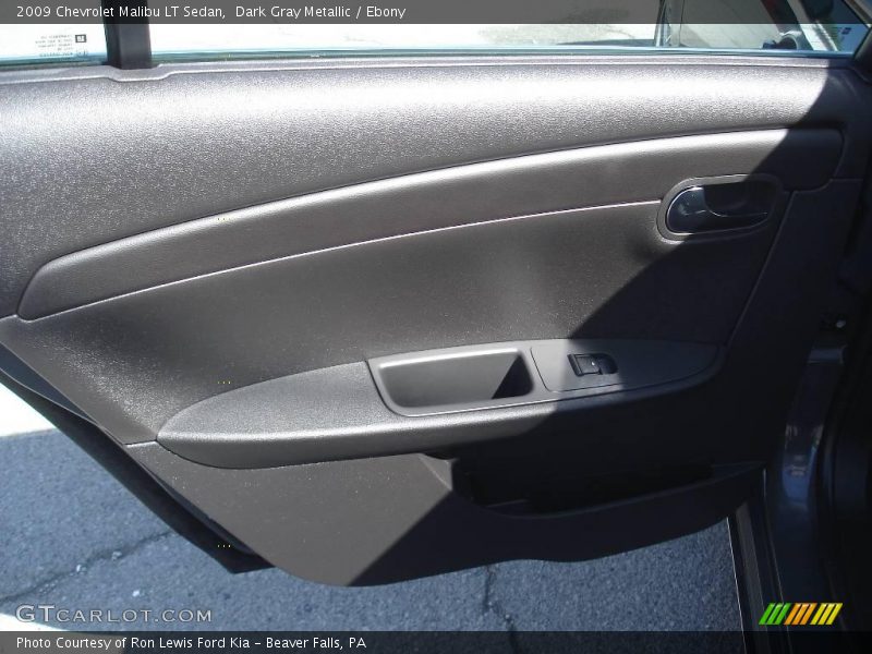Dark Gray Metallic / Ebony 2009 Chevrolet Malibu LT Sedan