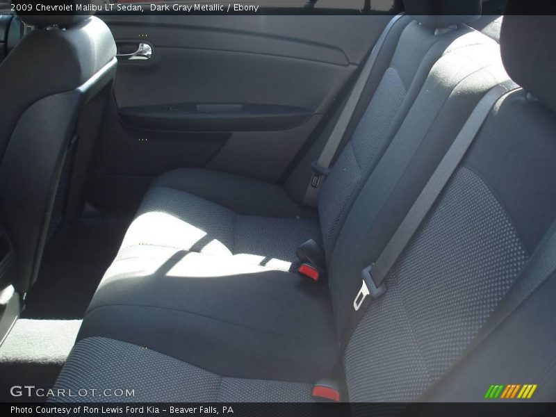 Dark Gray Metallic / Ebony 2009 Chevrolet Malibu LT Sedan