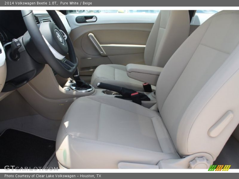 Pure White / Beige 2014 Volkswagen Beetle 1.8T