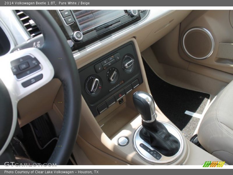Pure White / Beige 2014 Volkswagen Beetle 1.8T