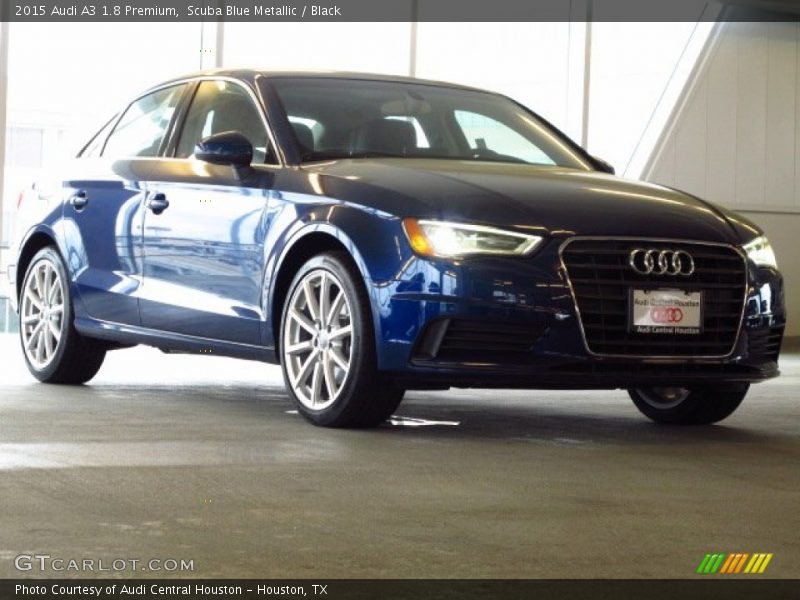 Scuba Blue Metallic / Black 2015 Audi A3 1.8 Premium
