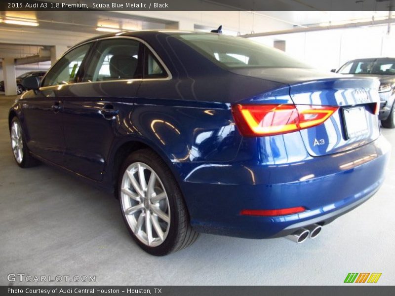 Scuba Blue Metallic / Black 2015 Audi A3 1.8 Premium