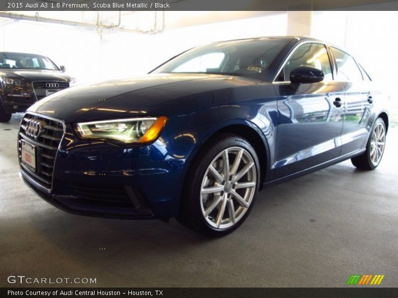 Scuba Blue Metallic / Black 2015 Audi A3 1.8 Premium