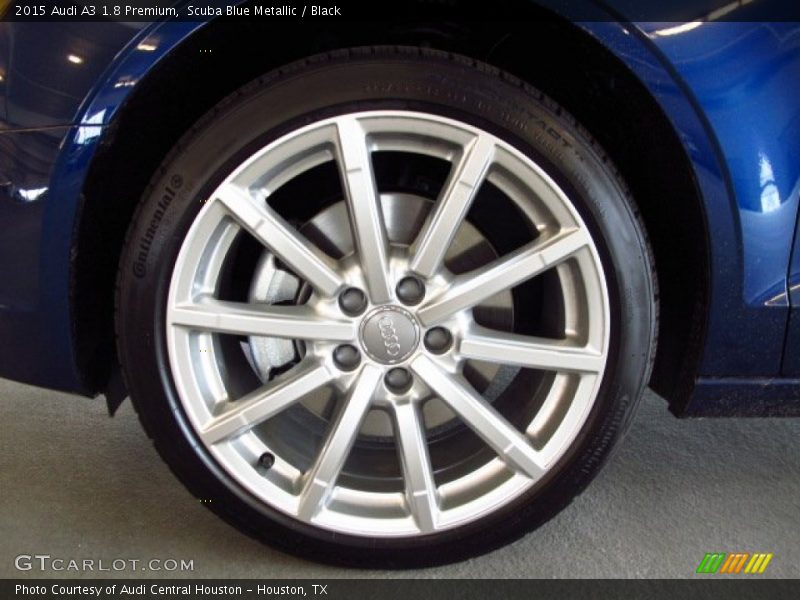 Scuba Blue Metallic / Black 2015 Audi A3 1.8 Premium