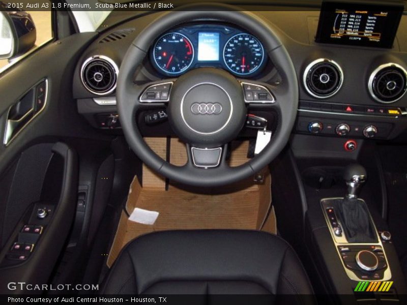 Scuba Blue Metallic / Black 2015 Audi A3 1.8 Premium
