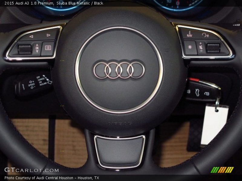Scuba Blue Metallic / Black 2015 Audi A3 1.8 Premium