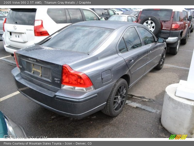Titanium Gray Metallic / Graphite 2005 Volvo S60 2.5T AWD