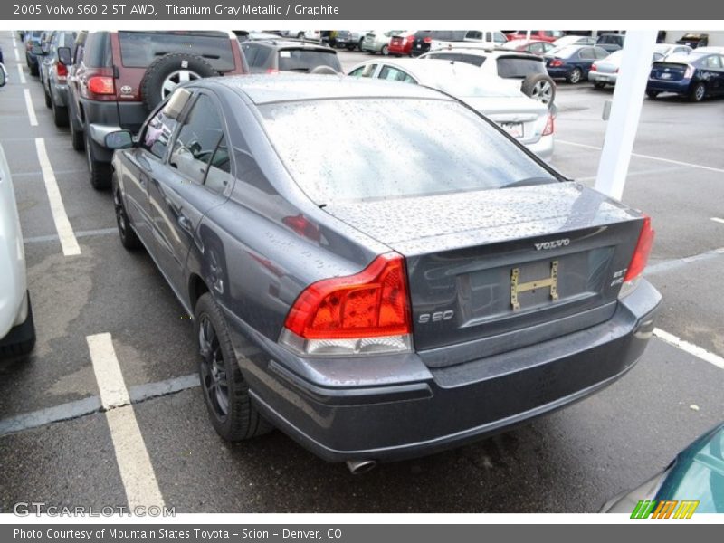 Titanium Gray Metallic / Graphite 2005 Volvo S60 2.5T AWD