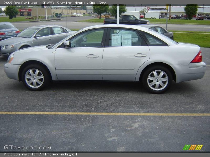 Silver Frost Metallic / Shale Grey 2005 Ford Five Hundred SE AWD