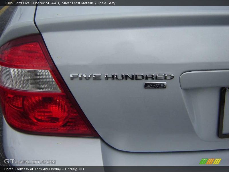 Silver Frost Metallic / Shale Grey 2005 Ford Five Hundred SE AWD