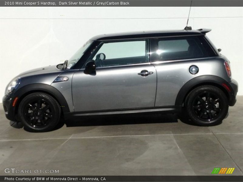 Dark Silver Metallic / Grey/Carbon Black 2010 Mini Cooper S Hardtop