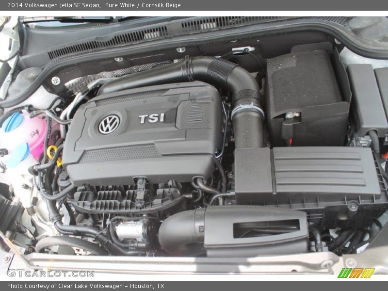 Pure White / Cornsilk Beige 2014 Volkswagen Jetta SE Sedan