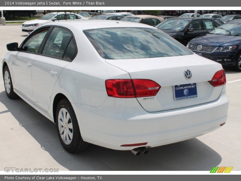 Pure White / Titan Black 2014 Volkswagen Jetta S Sedan