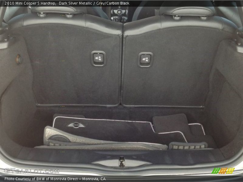 Dark Silver Metallic / Grey/Carbon Black 2010 Mini Cooper S Hardtop