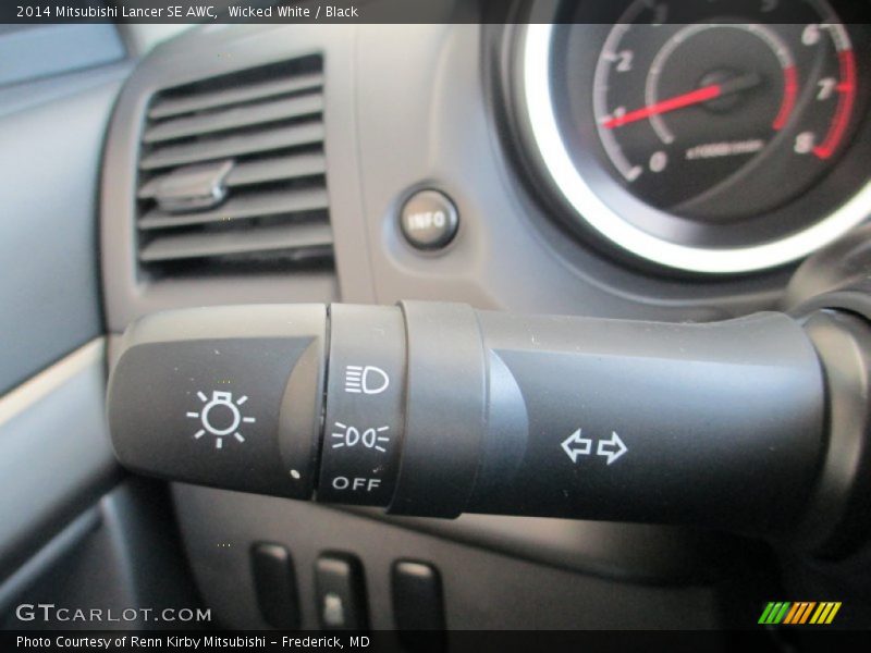 Controls of 2014 Lancer SE AWC