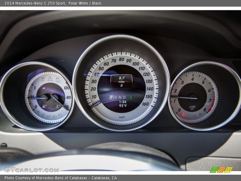 Polar White / Black 2014 Mercedes-Benz C 250 Sport
