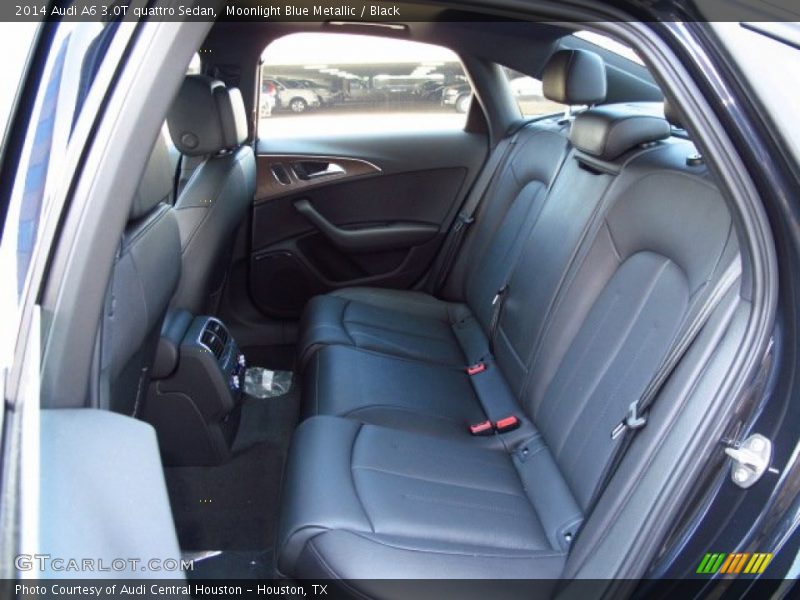 Moonlight Blue Metallic / Black 2014 Audi A6 3.0T quattro Sedan