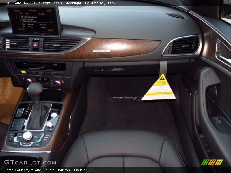 Moonlight Blue Metallic / Black 2014 Audi A6 3.0T quattro Sedan