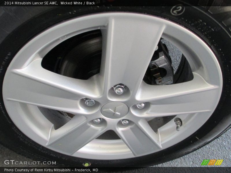 Wicked White / Black 2014 Mitsubishi Lancer SE AWC