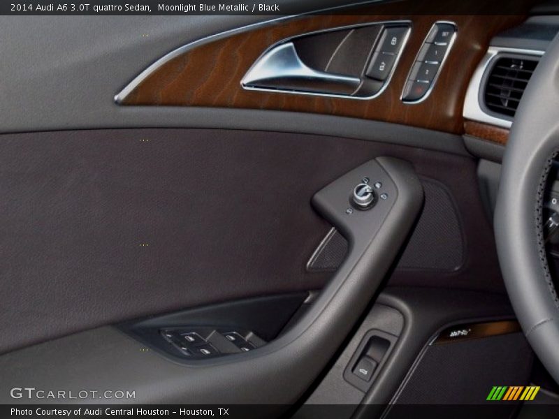 Moonlight Blue Metallic / Black 2014 Audi A6 3.0T quattro Sedan