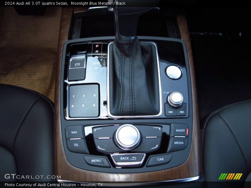 Moonlight Blue Metallic / Black 2014 Audi A6 3.0T quattro Sedan