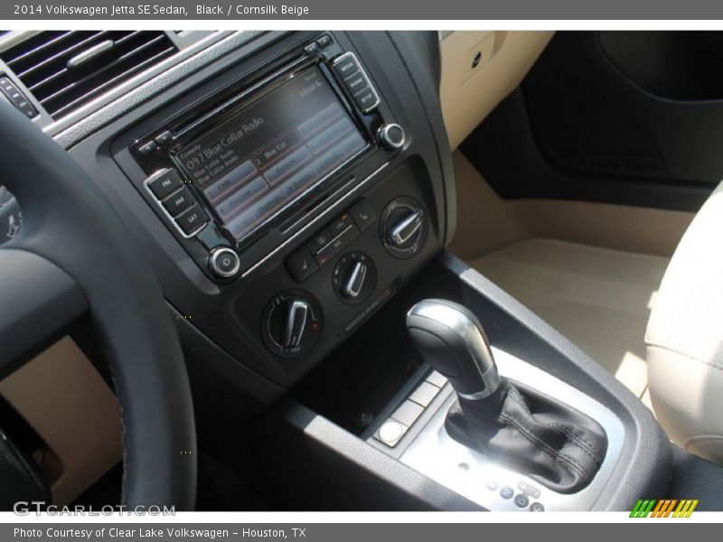 Black / Cornsilk Beige 2014 Volkswagen Jetta SE Sedan