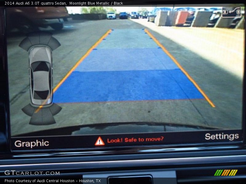 Moonlight Blue Metallic / Black 2014 Audi A6 3.0T quattro Sedan