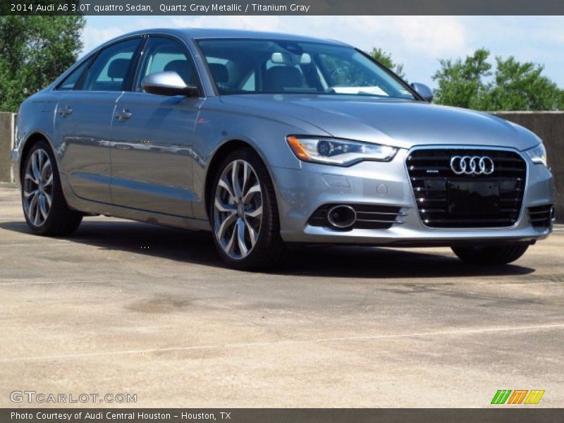 Quartz Gray Metallic / Titanium Gray 2014 Audi A6 3.0T quattro Sedan