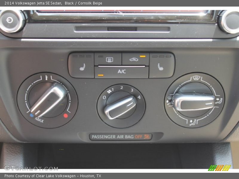 Black / Cornsilk Beige 2014 Volkswagen Jetta SE Sedan