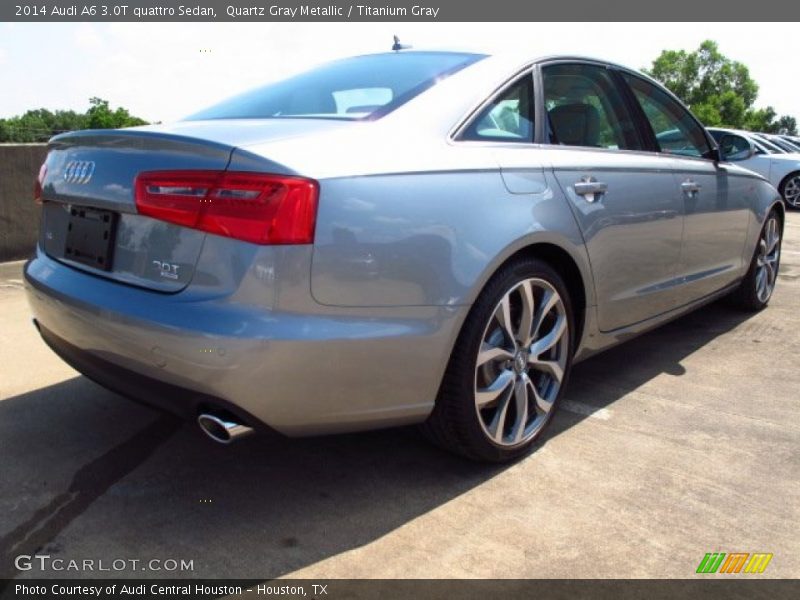 Quartz Gray Metallic / Titanium Gray 2014 Audi A6 3.0T quattro Sedan