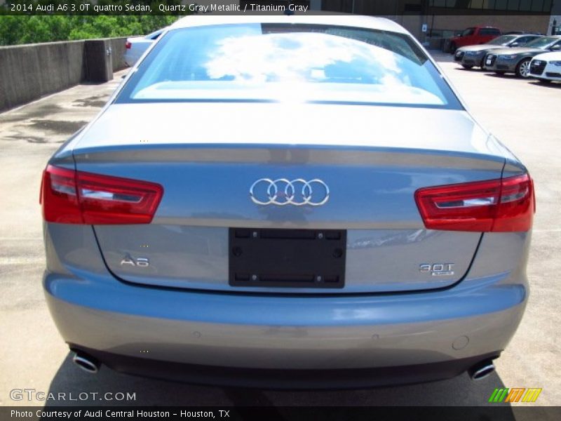 Quartz Gray Metallic / Titanium Gray 2014 Audi A6 3.0T quattro Sedan