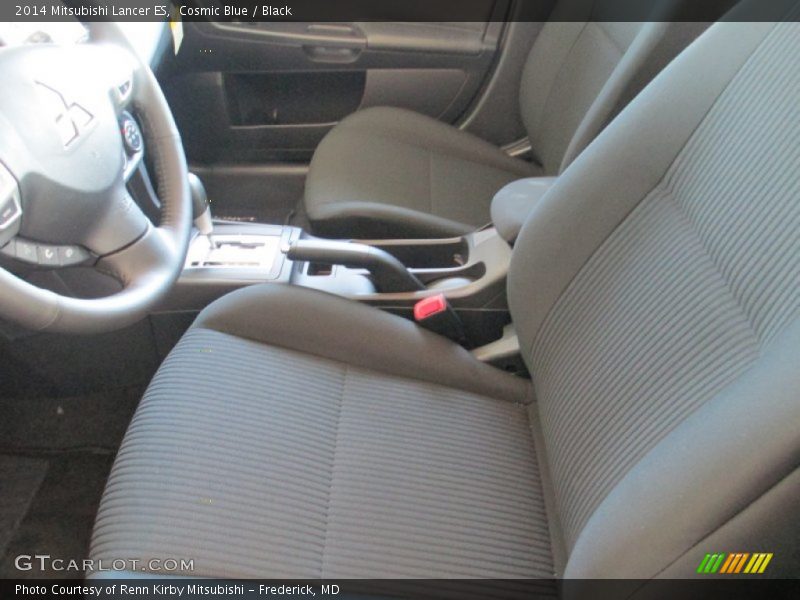 Cosmic Blue / Black 2014 Mitsubishi Lancer ES