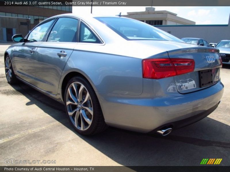 Quartz Gray Metallic / Titanium Gray 2014 Audi A6 3.0T quattro Sedan