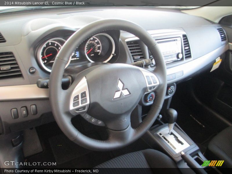 Cosmic Blue / Black 2014 Mitsubishi Lancer ES