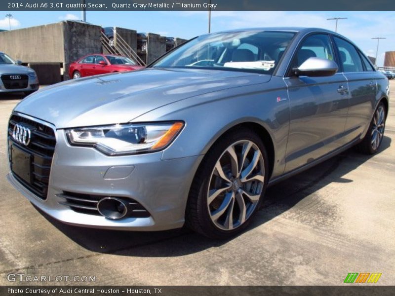 Quartz Gray Metallic / Titanium Gray 2014 Audi A6 3.0T quattro Sedan