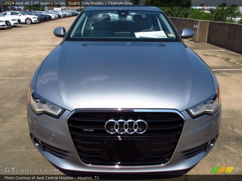 Quartz Gray Metallic / Titanium Gray 2014 Audi A6 3.0T quattro Sedan