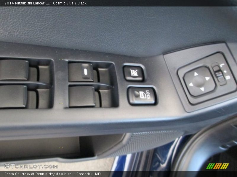 Cosmic Blue / Black 2014 Mitsubishi Lancer ES