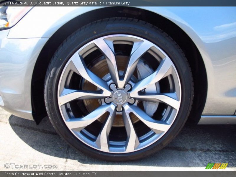 Quartz Gray Metallic / Titanium Gray 2014 Audi A6 3.0T quattro Sedan