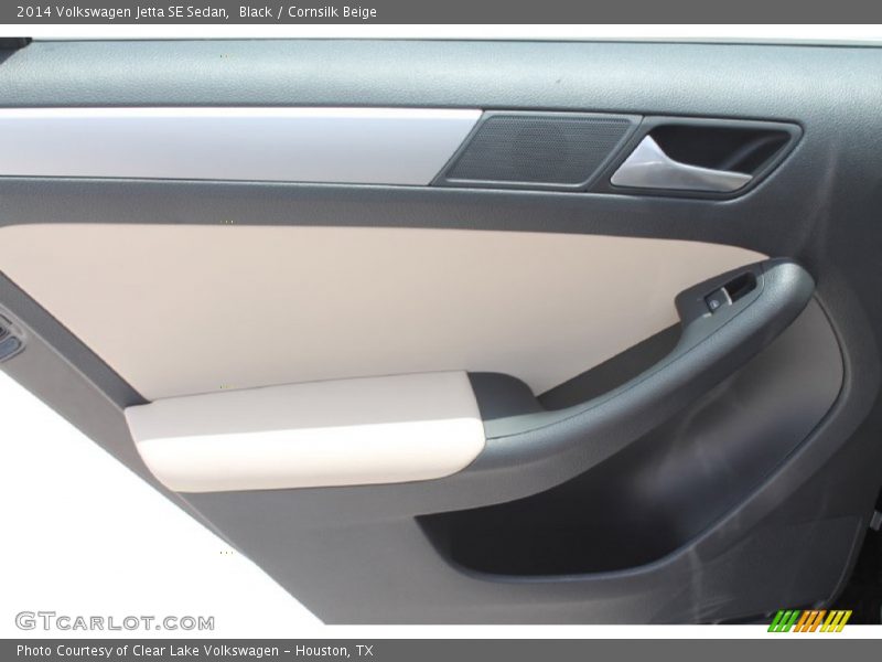 Black / Cornsilk Beige 2014 Volkswagen Jetta SE Sedan