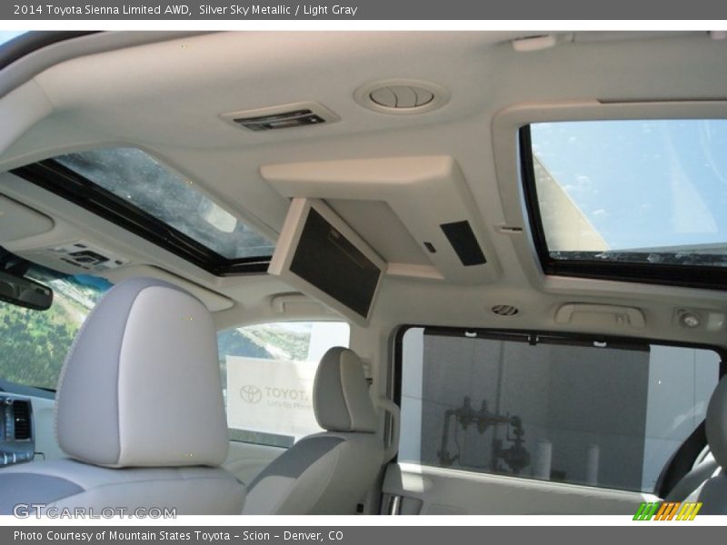 Silver Sky Metallic / Light Gray 2014 Toyota Sienna Limited AWD