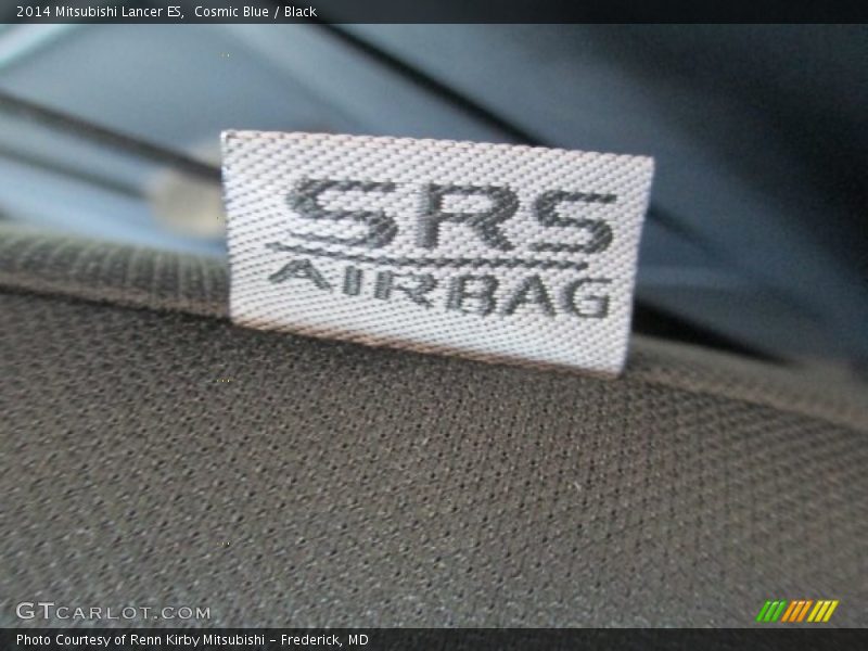 Cosmic Blue / Black 2014 Mitsubishi Lancer ES