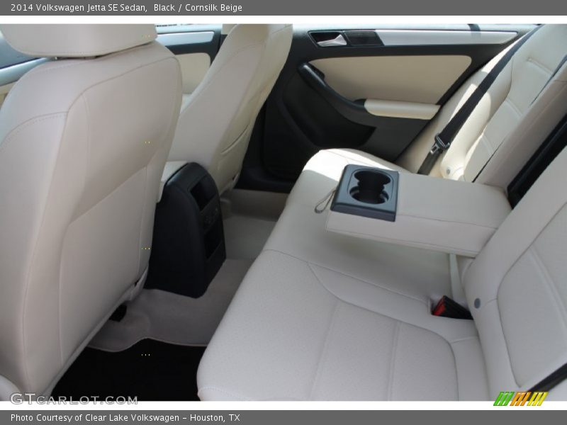 Black / Cornsilk Beige 2014 Volkswagen Jetta SE Sedan