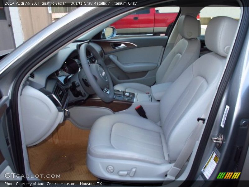 Quartz Gray Metallic / Titanium Gray 2014 Audi A6 3.0T quattro Sedan